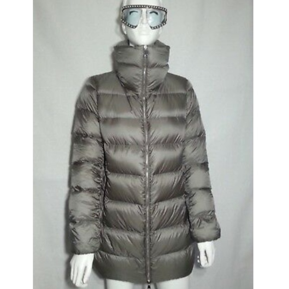 MONCLER Grey Women's Torcyn Nylon Down Puffer Coat - Picture 2 of 5
